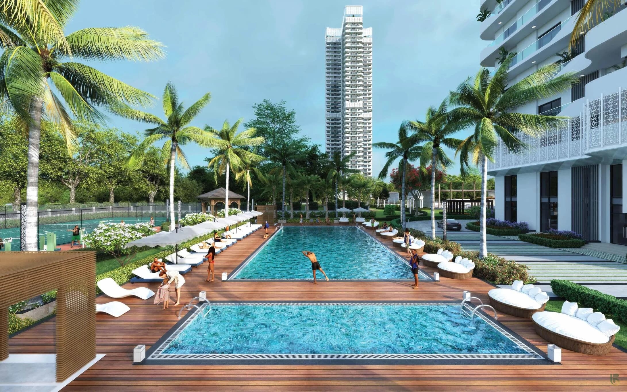 Central Park The Bignonia Towers Swimming Pool