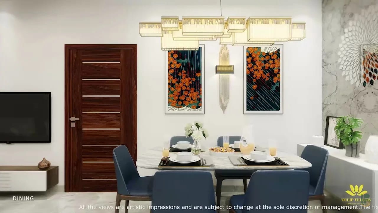 Tulip Yellow Dining Room